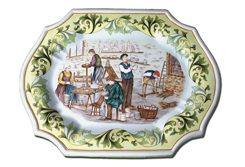 Les m&eacute;tiers du fa&iuml;encier - &eacute;dition limit&eacute;e et num&eacute;rot&eacute;e